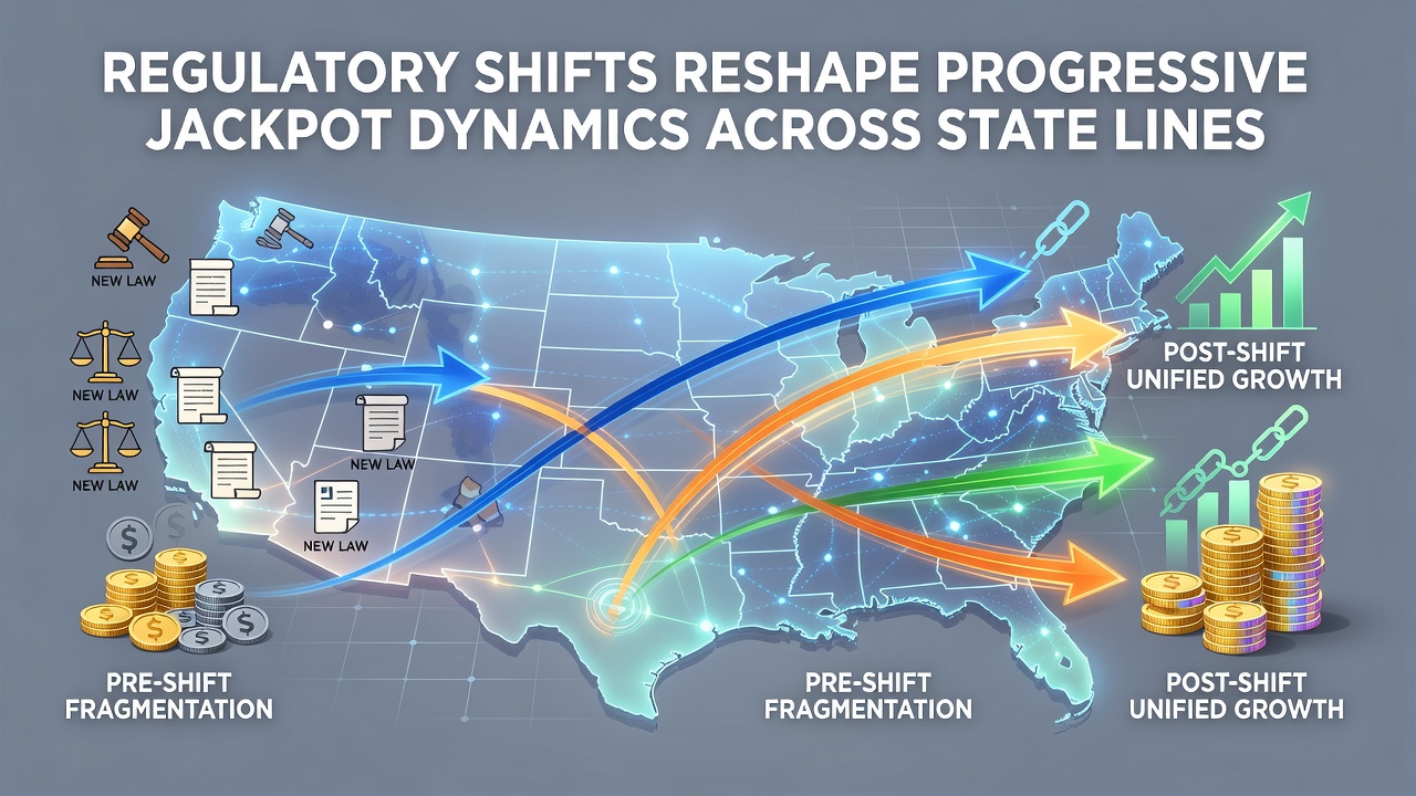 Interstate coordination on progressive jackpot regulations and reporting standards